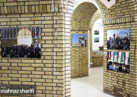 نمایشگاه آثار منتخب مسابقه عکس «گرمای حضور» در رفسنجان افتتاح شد