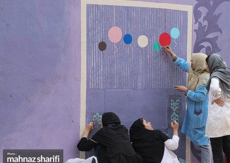 نقش هنر بر دیوارهای شهر در نخستین جشنواره دیوارنگاری رفسنجان