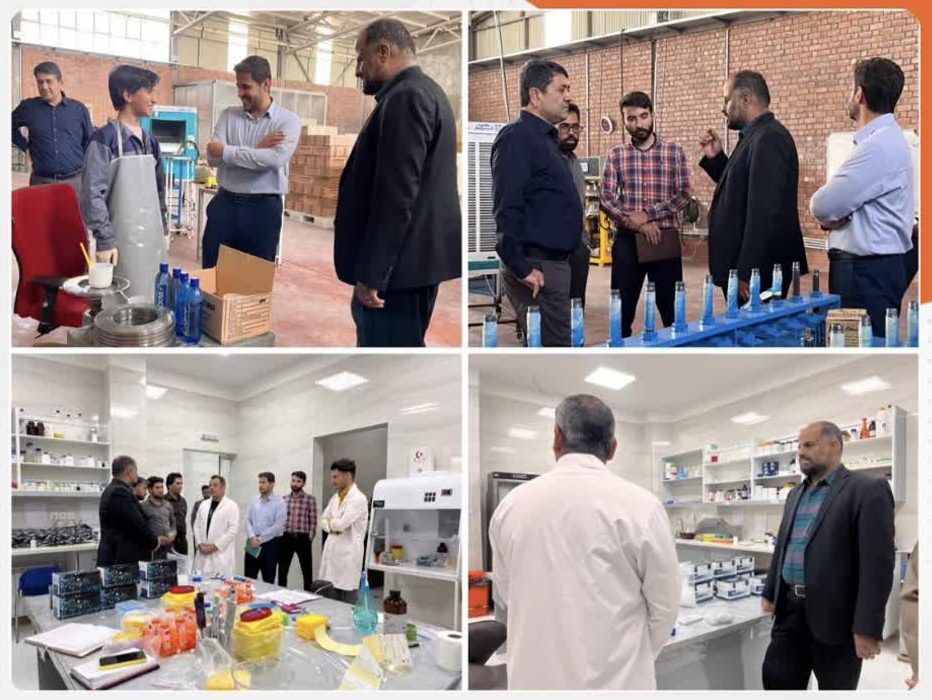 بازدید از دو شرکت فعال صنعتی در منطقه ویژه اقتصادی رفسنجان