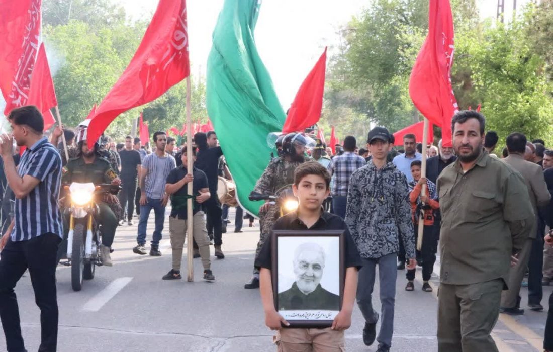 تشییع و خاکسپاری پیکر شهید گمنام در رفسنجان