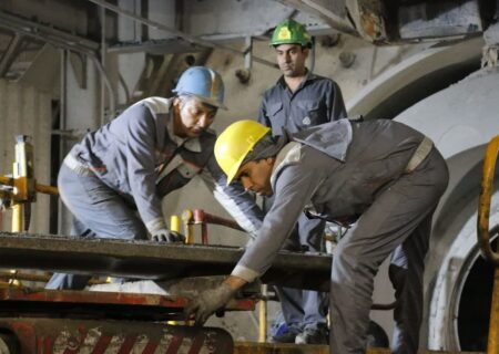 اجرای اورهال زمستان کارخانه تغلیظ ۲ مجتمع مس سرچشمه رفسنجان